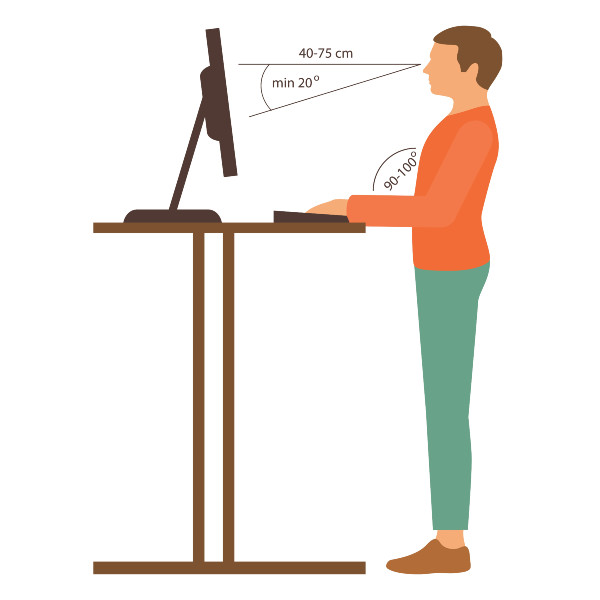 Top Four Benefits of Using a Standing Desk in Los Angeles, CA